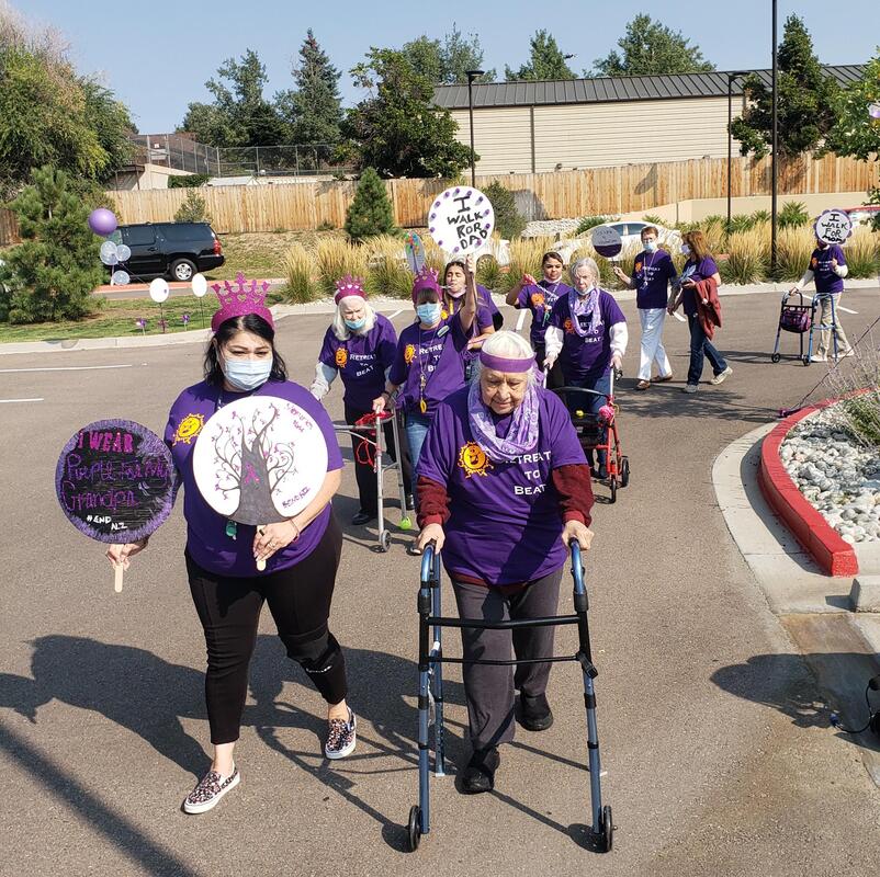 Someren Glen Senior Living Community in Centennial, CO - alzheimers walk sunny vista retreat orig