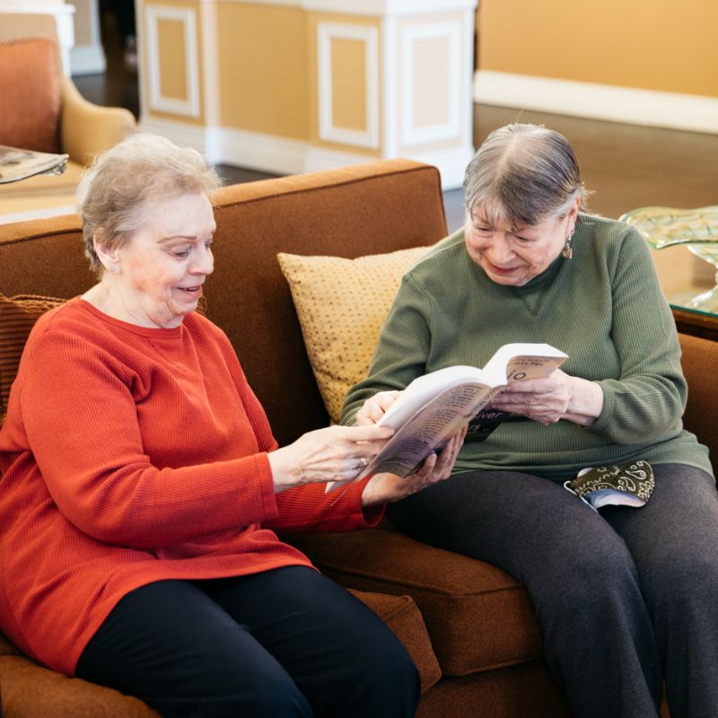 Sunny Vista Senior Living Community in Colorado Springs, CO - living center residents