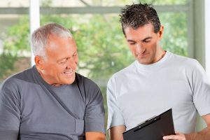 senior man with son