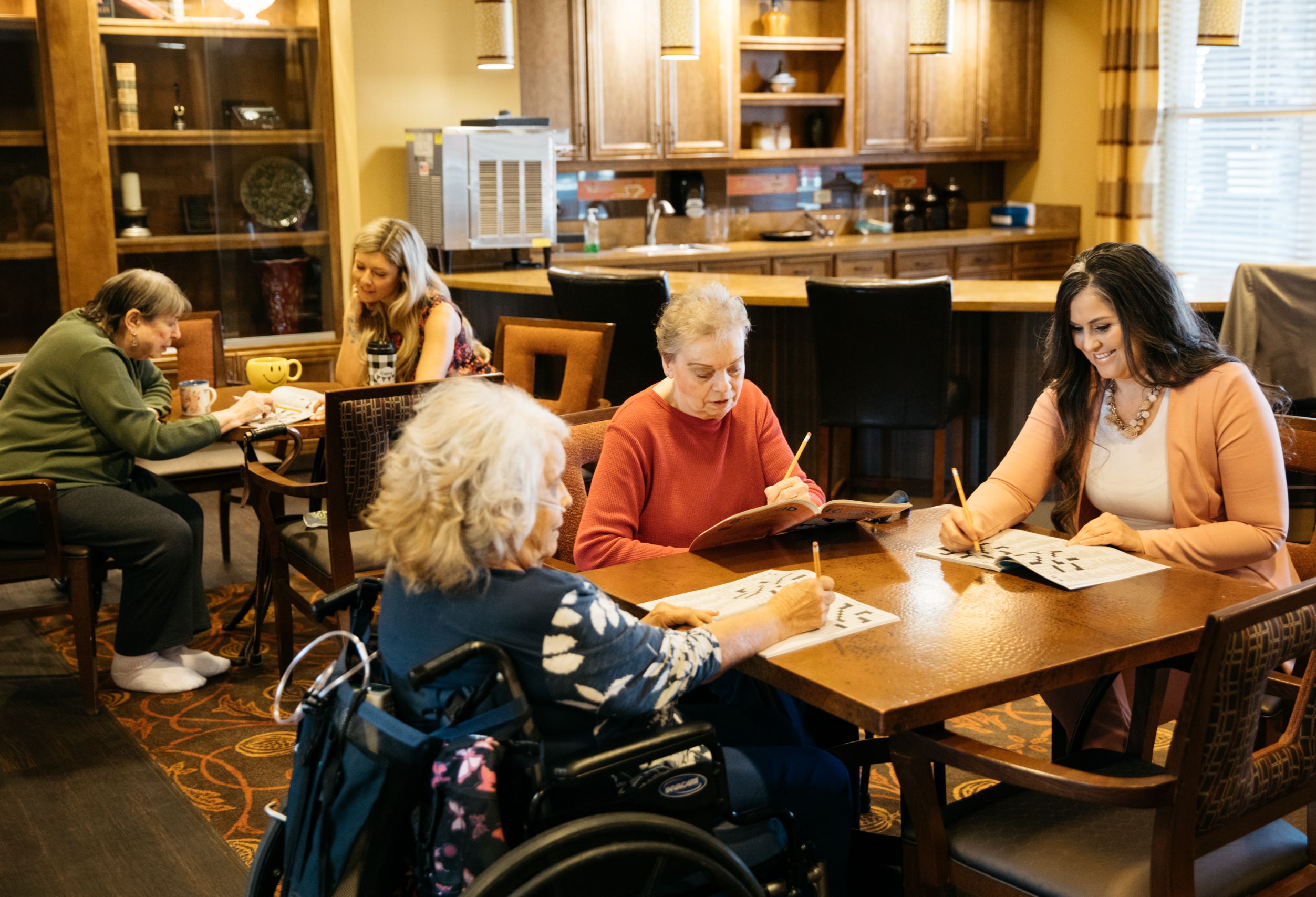 Sunny Vista Senior Living Community in Colorado Springs, CO - the living center residents)landscape