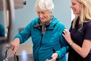 Sunny Vista Senior Living Community in Colorado Springs, CO - sunny vista senior woman doing occupational therapy